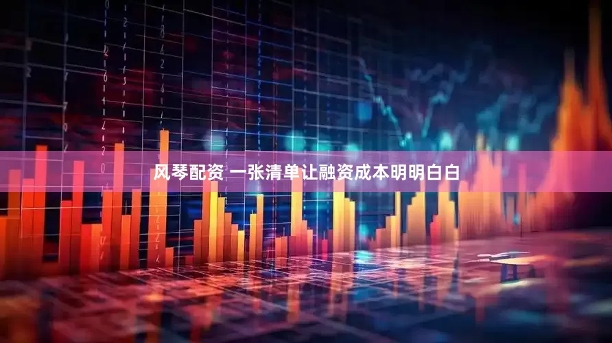风琴配资 一张清单让融资成本明明白白
