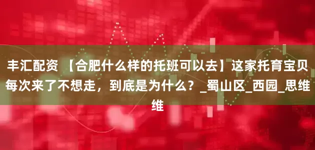 丰汇配资 【合肥什么样的托班可以去】这家托育宝贝每次来了不想走，到底是为什么？_蜀山区_西园_思维