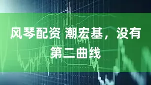 风琴配资 潮宏基，没有第二曲线